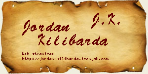 Jordan Kilibarda vizit kartica